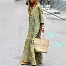 Load image into Gallery viewer, Autumn Spring New Long Sleeve Fashion Printed Bohemian Loose fitting Dress
