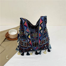 Load image into Gallery viewer, Tibetan Ethnic Style Bag Large Capacity Bohemian Shoulder Messenger Bag
