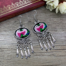 Load image into Gallery viewer, National Style Embroidered Tassel Earrings Retro Fashion Chime Earrings Ethnic Style Versatile Earrings
