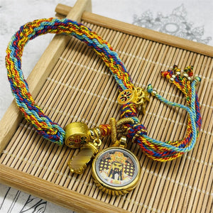 Tibet Hand-woven Diamond Rope Hand Rope Bracelet Jewelry Gifts