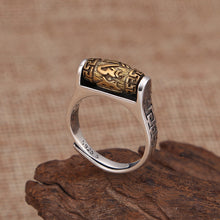 Load image into Gallery viewer, New Jewelry Vintage Six Word Truth Bucket Beads Rotating Ring
