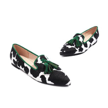 Load image into Gallery viewer, New Fashion Pointed Muller Shoes 40-43 Size Leopard Pattern Casual Single Shoe
