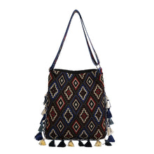 Load image into Gallery viewer, Tibetan Ethnic Style Bag Large Capacity Bohemian Shoulder Messenger Bag
