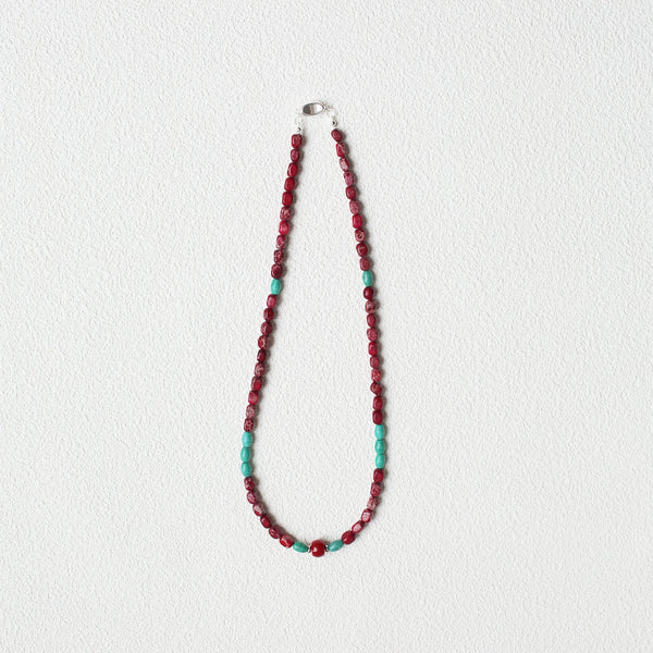 Tibetan Colored Turquoise Bodhi Bead Necklace, Lhasa Ethnic Style Jewelry, Original Design Tibetan Clothing Accessories Women