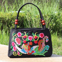 Load image into Gallery viewer, Ethnic Style Bag with Double-sided Embroidery and Canvas Small Bag for Women&#39;s Double-layer Handbag Casual Trend Retro
