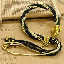 Load image into Gallery viewer, Tibet Hand-woven Diamond Rope Hand Rope Bracelet Jewelry Gifts
