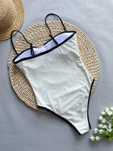Load image into Gallery viewer, Vintage One Piece Swimsuit Retro Swimwear Women&#39;s Swimsuit Bandeau Bathing Suit Beachwear Monokini Female Swimming Suits
