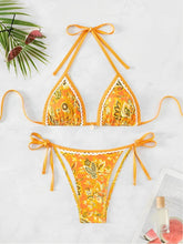 Load image into Gallery viewer, 2025 Halter String Triangle Two Piece Bikini Women Swimwear Female Swimsuit Bathers Bathing Swimming Suit Beachwear Summer
