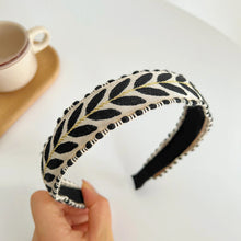 Load image into Gallery viewer, New Fashion Headband For Women Top Bohemia Leaf Embroidery Hairband Girls Spring Turban Hair Accessories

