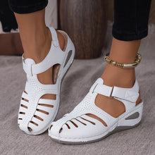 Load image into Gallery viewer, 2025 New Women&#39;s Peep-Toe Ankle Strap Sandals Summer Block Heel Fashion Shoes 11 Colors Available
