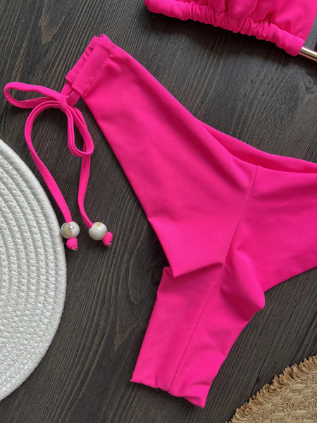 Sexy Triangle High Waist Bohemian Bathing Suit