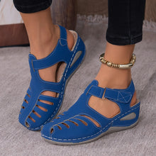 Load image into Gallery viewer, 2025 New Women&#39;s Peep-Toe Ankle Strap Sandals Summer Block Heel Fashion Shoes 11 Colors Available
