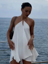 Load image into Gallery viewer, 2025 Sexy Party Off Shoulder Dresses Women&#39;s Elegant Sleeveless Hollow Out Beach Dress Backless High Street Lady Summer Vestidos
