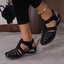 Load image into Gallery viewer, 2025 New Women&#39;s Peep-Toe Ankle Strap Sandals Summer Block Heel Fashion Shoes 11 Colors Available
