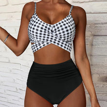 Load image into Gallery viewer, High Waist  Sexy Bikini Set 2024  Biquini Swimwear Women Two Pieces Swimsuit Floral Beachwear V-Neck Bathing Suits Female
