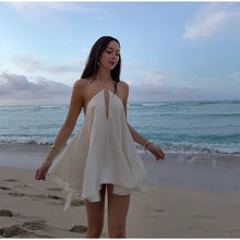 Load image into Gallery viewer, 2025 Sexy Party Off Shoulder Dresses Women&#39;s Elegant Sleeveless Hollow Out Beach Dress Backless High Street Lady Summer Vestidos

