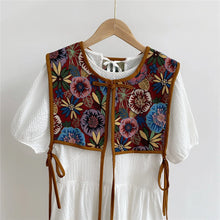 Load image into Gallery viewer, Vests Women Embroidery Lace-up Chic Vintage All-match Casual Korean Fashion Summer Classic Prevalent Waistcoat Harajuku Delicate
