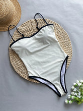 Load image into Gallery viewer, Vintage One Piece Swimsuit Retro Swimwear Women&#39;s Swimsuit Bandeau Bathing Suit Beachwear Monokini Female Swimming Suits
