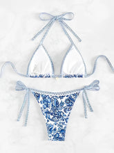 Load image into Gallery viewer, 2025 Halter String Triangle Two Piece Bikini Women Swimwear Female Swimsuit Bathers Bathing Swimming Suit Beachwear Summer

