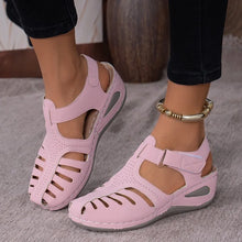 Load image into Gallery viewer, 2025 New Women&#39;s Peep-Toe Ankle Strap Sandals Summer Block Heel Fashion Shoes 11 Colors Available
