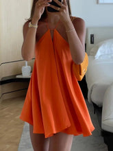 Load image into Gallery viewer, 2025 Sexy Party Off Shoulder Dresses Women&#39;s Elegant Sleeveless Hollow Out Beach Dress Backless High Street Lady Summer Vestidos
