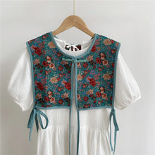 Load image into Gallery viewer, Vests Women Embroidery Lace-up Chic Vintage All-match Casual Korean Fashion Summer Classic Prevalent Waistcoat Harajuku Delicate
