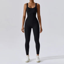 Load image into Gallery viewer, Spring Seamless One-Piece Yoga Suit Dance Belly Tightening Fitness Workout Set Stretch Bodysuit Gym Clothes Push Up Sportswear
