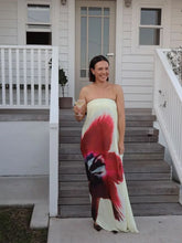 Load image into Gallery viewer, Strapless Back Belt Sleeveless Women&#39;s Long Dress Sexy Printed Backless Off Shoulder Vestidos Summer Casual Vacation Beach Robes

