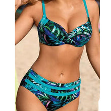 Load image into Gallery viewer, Summer Bikinis Women High Waisted Swimwear With Push Up Female Swimsuit 2024 Swimming Bathing Suit Bikini Set Beach Wear Bather
