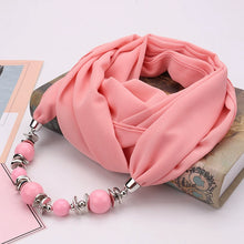 Load image into Gallery viewer, Silk Scarf Necklace Ethnic Style Scarf Creative Women&#39;s Neck Cover Women&#39;s Spring and Summer Scarf Decorative Clothing Accessories
