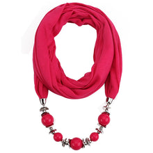 Load image into Gallery viewer, Silk Scarf Necklace Ethnic Style Scarf Creative Women&#39;s Neck Cover Women&#39;s Spring and Summer Scarf Decorative Clothing Accessories
