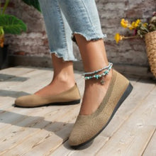 Load image into Gallery viewer, Women Flats Solid Color Black Flats for Women Slip On Shallow Comfort Foldable Flats for Women Brown Flat Heel Shoes
