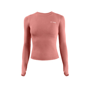 Women's Long Sleeve Top Yoga Shirts Running T-Shirt Workout Fitness Gym Sports Top Training Crop Top Solidcolor