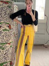 Load image into Gallery viewer, Women&#39;s Striped Straight Pants Colors Print Wide Trousers With Zipper Female Casual Pockets High Waist Pant 2024 New Commuting
