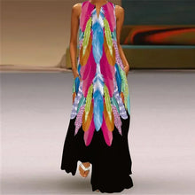 Load image into Gallery viewer, Women&#39;s summer Boho vintage maxi dress Women&#39;s pocket loose casual print A-line dresses
