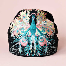 Load image into Gallery viewer, Embroidered Headgear Spring and Autumn Thin Disc Hair Headscarf Hat Ethnic Style 2024 New White Hair Hat
