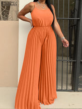 Load image into Gallery viewer, Vintage Sleeveless Wide Leg Bohemian Romper
