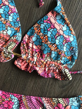 Load image into Gallery viewer, Floral Print High Waist Bohemian Bikini Set
