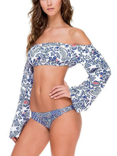 Load image into Gallery viewer, Sexy Split Long Sleeve Bikini
