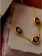 Load image into Gallery viewer, Fashion Trend Design Vintage Horse Eye Mystery Necklace Cuban Chain

