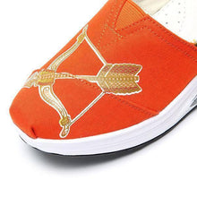 Load image into Gallery viewer, Pattern Color Blocking Canvas Platform Rocker Sole Shake Shoes
