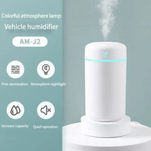 Load image into Gallery viewer, 1 PCS Portable 390ml Air Humidifier Aromatherapy Humidificador For Home Car USB Sprayer With LED Color Night Lamp Purifier
