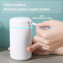 Load image into Gallery viewer, 1 PCS Portable 390ml Air Humidifier Aromatherapy Humidificador For Home Car USB Sprayer With LED Color Night Lamp Purifier

