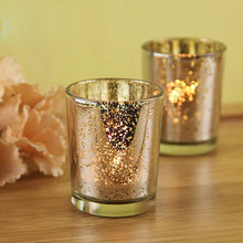 Load image into Gallery viewer, 2 color glass candle holder Xmas  Christmas party
