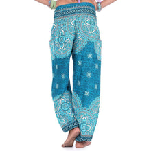 Load image into Gallery viewer, Floral ethnic loose sports and leisure lantern yoga pants
