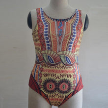 Load image into Gallery viewer, Totem Print Sexy Triangle One Piece Swimsuit Bikini
