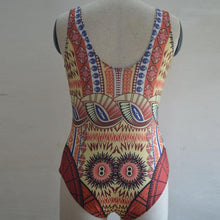 Load image into Gallery viewer, Totem Print Sexy Triangle One Piece Swimsuit Bikini
