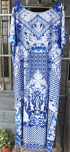 Load image into Gallery viewer, Bohemia Loose Printed Beach Cover-ups Maxi Dress
