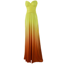 Load image into Gallery viewer, Cross halter sexy strappy gradient dress
