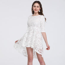 Load image into Gallery viewer, Temperament Waist Skirt Seven-piece Sleeve Slender Lace Dress
